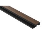 Mardecor Lamelli Medio Dark Oak profil inchidere dreapta stejar inchis 2700x45x12 mm