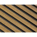 Mardecor Lamelli Medio Natural Oak riflaj decorativ stejar natur 2700x126x12 mm - imagine 5