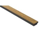 Mardecor Lamelli Medio Natural Oak profil inchidere stanga stejar natur 2700x28x12 mm