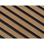 Mardecor Lamelli Medio Classic Oak profil inchidere stanga stejar clasic 2700x28x12 mm - imagine 3