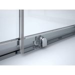 Sanswiss Ocelia usa dus culisanta 2 piese 100 cm, reversibila, crom - imagine 4