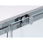Sanswiss Ocelia usa dus culisanta 2 piese 100 cm, reversibila, crom - imagine 5
