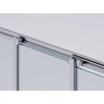 Sanswiss Ocelia usa dus culisanta 2 piese 100 cm, reversibila, crom - imagine 2