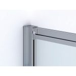 Sanswiss Ocelia usa dus culisanta 2 piese 100 cm, reversibila, crom - imagine 8