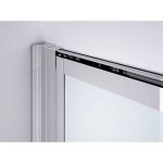 Sanswiss Ocelia usa dus culisanta 2 piese 100 cm, reversibila, crom - imagine 6