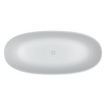 Riho Oval cada freestanding 160x72 cm, compozit Solid Surface - imagine 2