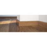 Barlinek plinta lemn P6P, furnir nuc lac mat Mackay, 2200x60x15,5 mm, cod P6P01482A - imagine 2