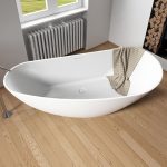 Riho Granada cada freestanding 190x90 cm, stanga, compozit Solid Surface - imagine 3