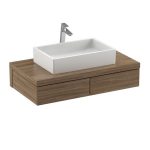 Ravak Formy 01 lavoar pe blat 60x39 cm alb - imagine 5