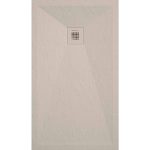 Stone Plus Ardesia cadita dus 90x200 cm, compozit, sifon inclus, crem