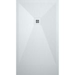 Stone Plus Ardesia cadita dus 80x150 cm, compozit, sifon inclus, alb