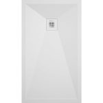 Stone Plus cadita dus 80x200 cm, compozit, sifon inclus, alb