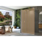 Sanswiss Walk-In Easy Japan White Line paravan dus 80x200 cm, sticla securizata de 8 mm
