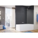 Sanswiss Easy paravan de cada 70 cm sticla securizata de 6 mm, crom
