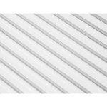 Mardecor Lamelli Stretto White riflaj decorativ alb 2700x125x12 mm, posibilitate vopsire - imagine 3