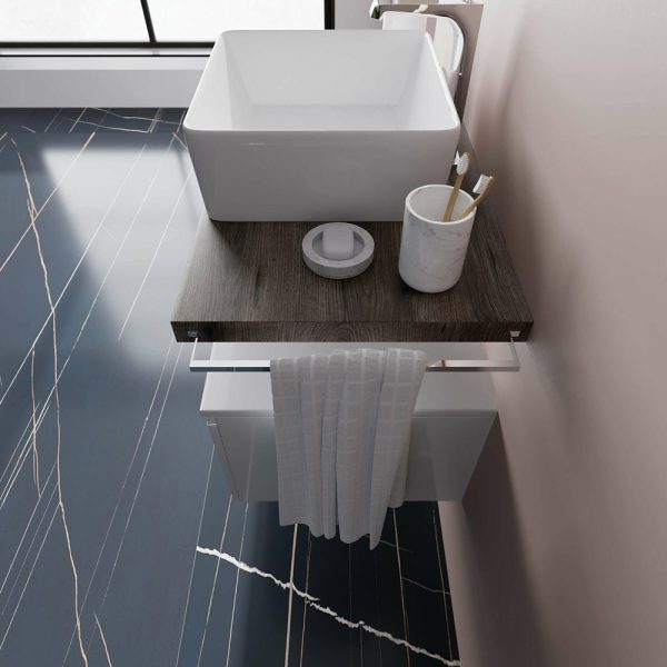 Savini Due Linea Suport pentru prosop din metal cromat