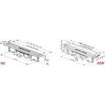Ravak Chrome OZ rigola de dus 85 cm, inox - imagine 6