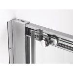 Sanswiss Top-Line paravan de cada culisant 180 cm, montaj stanga-dreapta, crom - imagine 3