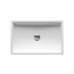 Ravak Formy 01 lavoar pe blat 60x39 cm alb - imagine 2