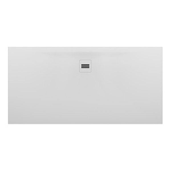 Riho Velvet Sole cadita dus 90x180 cm, Solid Surface, alb mat