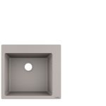 Hansgrohe S510-F450 BG chiuveta SilicaTec 51x56x19cm, concrete gray