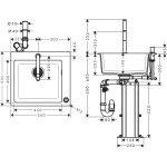 Hansgrohe C51-F45006 Sink Combi 450 - imagine 2