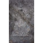 3D Marble Grey Jasper cadita dus 90x210 cm, compozit, sifon inclus