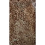 3D Marble Light Brown Oasis cadita dus 70x110 cm, compozit, sifon inclus