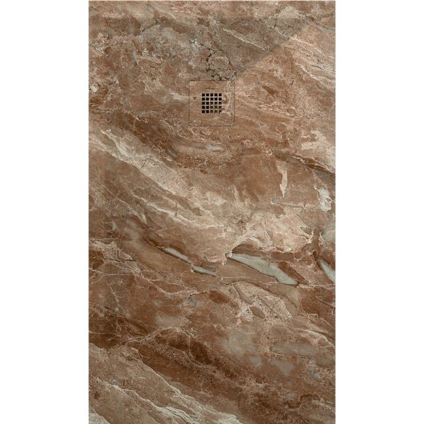 3D Marble Light Emperor cadita dus 70x160 cm, compozit, sifon inclus