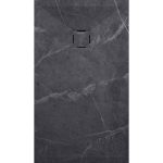3D Marble Marquina cadita dus 70x90 cm, compozit, sifon inclus