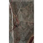 3D Marble Rain Forest Brown cadita dus 70x120 cm, compozit, sifon inclus