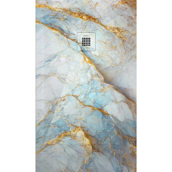 3D Marble Pastel Marble cadita dus 90x210 cm, compozit, sifon inclus