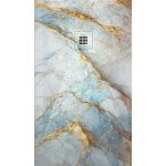 3D Marble Pastel Marble cadita dus 70x140 cm, compozit, sifon inclus