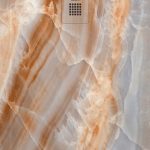 3D Marble Quartz cadita dus 90x180 cm, compozit, sifon inclus
