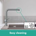 Hansgrohe Talis M54, 270, 1 jet, baterie bucatarie cu pipa rotativa, crom - imagine 4