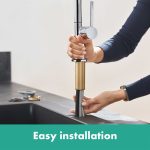 Hansgrohe Talis M54, 270, 1 jet, baterie bucatarie cu pipa rotativa, crom - imagine 5