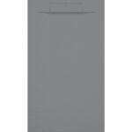 Stone Zeus cadita dus 90x210 cm, compozit, sifon inclus, gri mediu