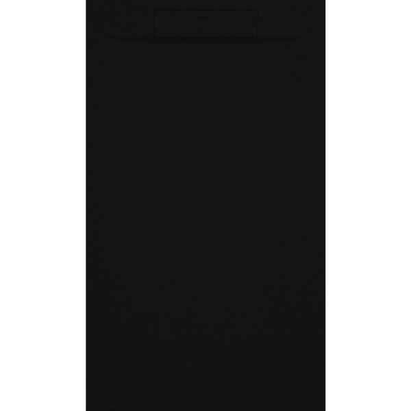 Stone Zeus cadita dus 90x210 cm, compozit, sifon inclus, negru