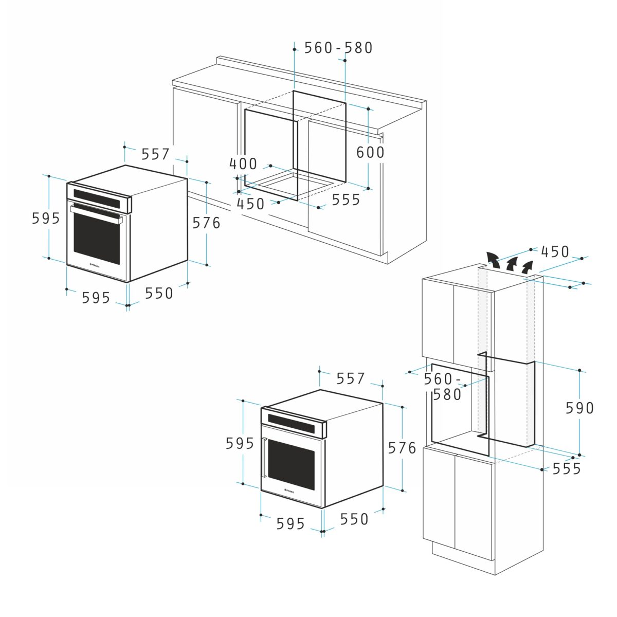 Pachet Pyramis Megalo Premium Inox 2P - imagine 3