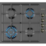 Plita gaz Pyramis 60KF 870 Rustic Anthracite