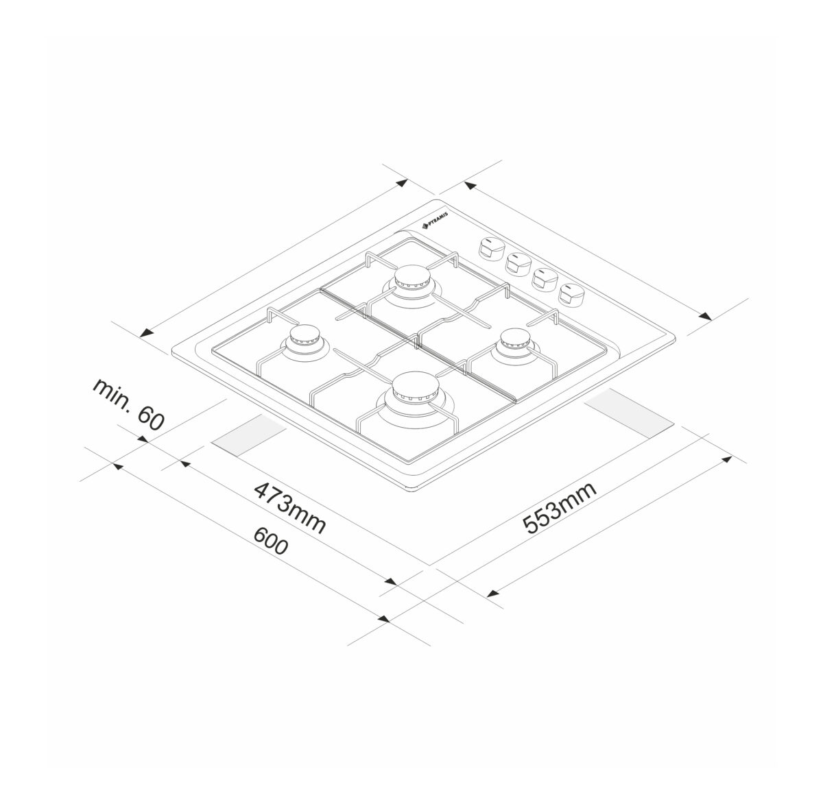 Set Pyramis 15P Inox - imagine 3