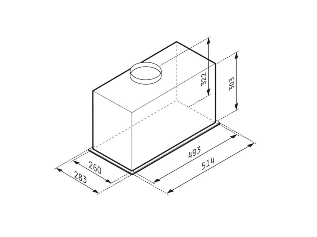 Hota total incorporabila Pyramis Turbo EF 52cm - imagine 2