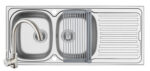 Set chiuveta inox AURORA 116 SM, baterie BELLO crom si Roll Up