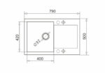 Set chiuveta Pyragranite MIDO, baterie TRIGONO si Roll Up - imagine 2