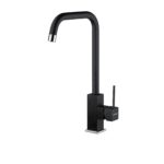 Set chiuveta Pyragranite MIDO 100x50 1B1D si baterie ADELITA black - imagine 4