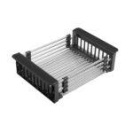 Set chiuveta Pyragranite CAMEA 53, baterie IDEA Black si Cos Extensibil - imagine 5
