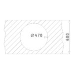 Set chiuveta granit ROUND 1B Ø49 & baterie BELLO White - imagine 3