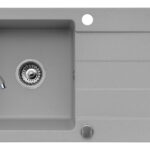 Set chiuveta granit Sparta 1B 1D si baterie Bello Grey