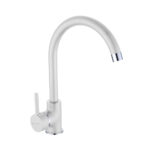 Set chiuveta granit KEROS 1B 1D 76x48 si baterie Eco Bello White - imagine 4