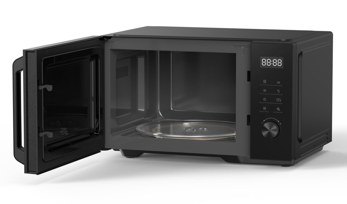 Cuptor cu microunde PYRAMIS Premium FS 28UG Black Glass - imagine 3